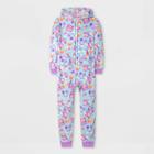 Girls' Hooded Blanket Sleeper Pajama Jumpsuit - Cat & Jack