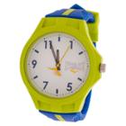 Everlast Soft Touch Accented Rubber Strap Watch - Green