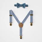 Toddler Boys' Suspender And Bowtie Set - Cat & Jack , White