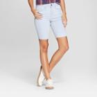 Women's High-rise Bermuda Jean Shorts - Universal Thread Gray Wash 00,