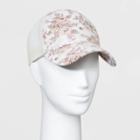 Women's Floral Baseball Hat - Wild Fable Pink
