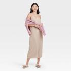 Women's Slip Dress - A New Day Taupe