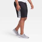 Men's Big & Tall 9 Train Shorts - All In Motion Black Gradient Xxxl,
