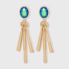 Montana Stone Drop Earrings - A New Day Blue