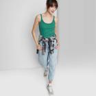 Women's Slim Fit Tank Top - Wild Fable Deep Emerald