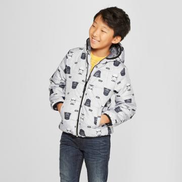 Lucasfilm Boys' Star Wars Darth Vader Puffer Jacket - Gray