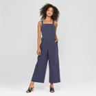 Women's Apron Neck Jumpsuit - Who What Wear Black