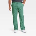 Men's Big & Tall Straight Fit Chino Pants - Goodfellow & Co Dusky Green