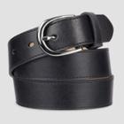 Target Women's Bonded Leather Belt - A New Day Black