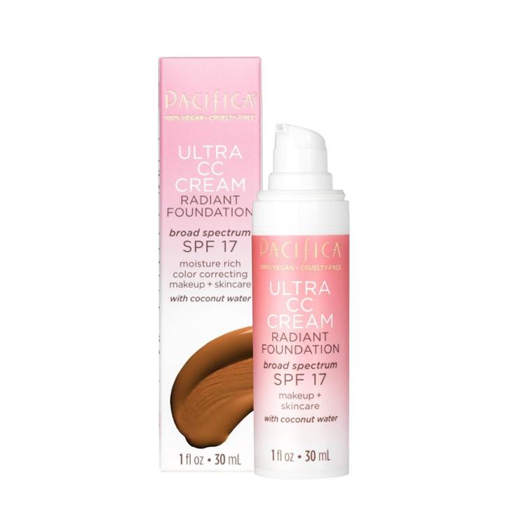 Pacifica Ultra Cc Cream Radiant Foundation - Warm/tan