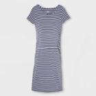 Striped Short Sleeve T-shirt Maternity Dress - Isabel Maternity By Ingrid & Isabel Lilac
