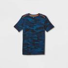 Boys' Short Sleeve Athletic T-shirt - All In Motion Navy