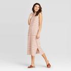 Women's Striped Sleeveless Dress - Universal Thread Pink Xs, Women's,