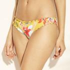 Women's Wave Ruffle Cheeky Bikini Bottom - Shade & Shore Chartreuse Green