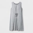 Girls' T-shirt Dress - Art Class Gray