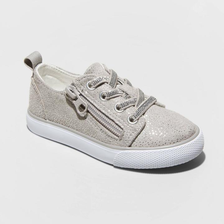 Toddler Girls' Dayja Sneakers - Cat & Jack Gray