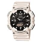 Men's Casio Solar Sport Combination Watch - Glossy White (aqs810wc-7avcf)