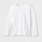 Girls' Long Sleeve T-shirt - Cat & Jack White