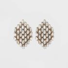 Sugarfix By Baublebar Crystal Teardrop Stud Statement Earrings - Gold