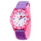 Target Girls' Red Balloon Pink Plastic Time Teacher Watch - Purple