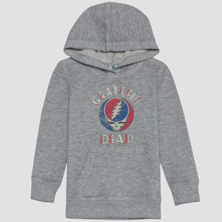 Junk Food Toddler Boys' Grateful Dead Concert Hooded Sweatshirt - Gray