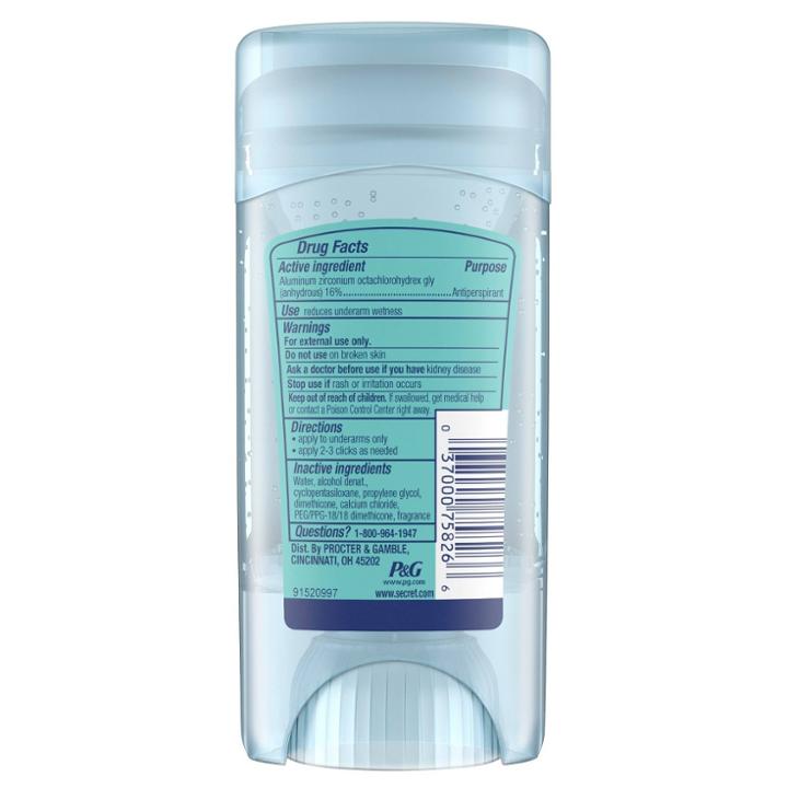 Secret Clear Gel Antiperspirant And Deodorant Calm Birch Water