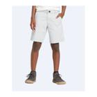 Oversizeboys' Stretch Flat Front Chino Shorts - Cat & Jack Gray 12 Husky, Boy's