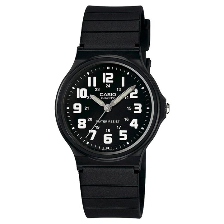 Men's Casio Analog Watch- Black, Size: Small, White Black