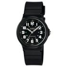 Men's Casio Analog Watch- Black, Size: Small, White Black