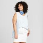 Women's Plus Size Swing Tank - Universal Thread Blue