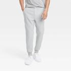 Men's Cotton Fleece Joggers - All In Motion Heathered Gray