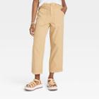 Women's High-rise Utility Pants - Universal Thread Tan