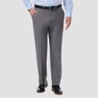 Haggar Men's Big & Tall Premium Comfort Classic Fit Flat Front Dress Pants - Medium Gray