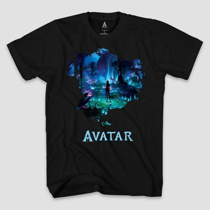 Men's Avatar Short Sleeve Graphic T-shirt - Black