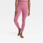 Women's Flex Ribbed High-rise 7/8 Leggings - All In Motion Rose Pink