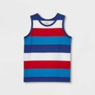 Toddler Boys' Adaptive 4th Of July Striped Tank Top - Cat & Jack