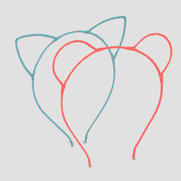 Girls' 2pk Animal Ears Headband - Cat & Jack,
