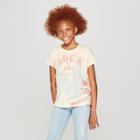 Junk Food Girls' Rock N Roll Everyday T-shirt - White