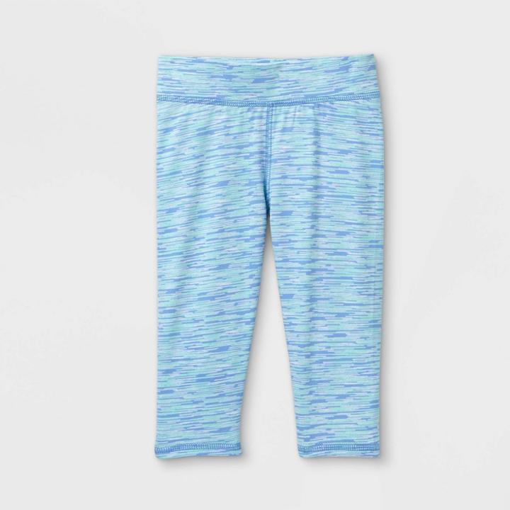 Toddler Girls' Capri Activewear Leggings - Cat & Jack Blue