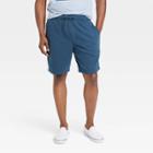 Men's 8.5 Regular Fit Pull-on Shorts - Goodfellow & Co Dark Blue