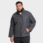 Men's Fleece Softshell Jacket - All In Motion Heather Gray