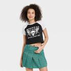 Zoe+liv Women's Skull Baby Short Sleeve Graphic T-shirt - Black