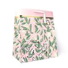 Spritz Extra Large Floral Gift Bag With Foil White/pink/gold -