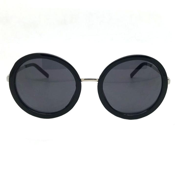 Women's Circle Sunglasses - A New Day Black