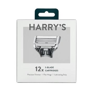 Harry's 5-blade Men's Razor Blade Refills  12 Cartridges  Compatible With All Harry's Razors And Flamingo Razors