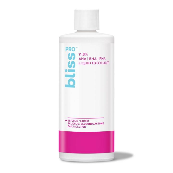 Bliss Pro 11.8% Aha, Bha, Pha Liquid Exfoliant-