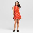 Women's Smocked Neck Floral Dress - Lots Of Love By Speechless (juniors') Red