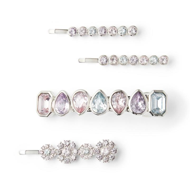 Geometric Pastel Gem Hair Pin Set 4pc - Sandy Liang X Target