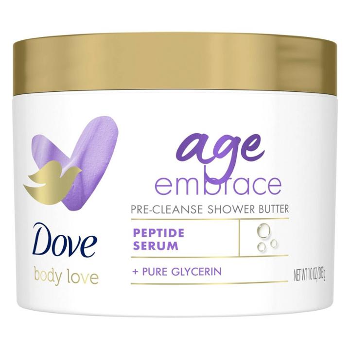 Dove Beauty Dove Body Love Peptide Serum + Pure Glycerin Age Embrace Pre-cleanse Shower Butter