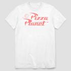 Men's Toy Story Pizza Planet Short Sleeve Graphic T-shirt - White
